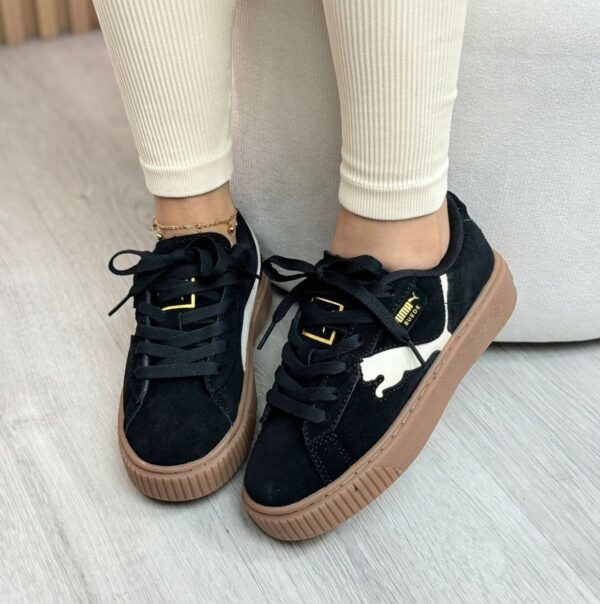 PUMA PALERMOS 2 NEGRA BLANCA PUMA PALERMO 2 NEGRA BLANCA