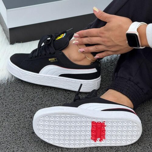 PUMA SUEDE XL FERRARI NEGRA BLANCA