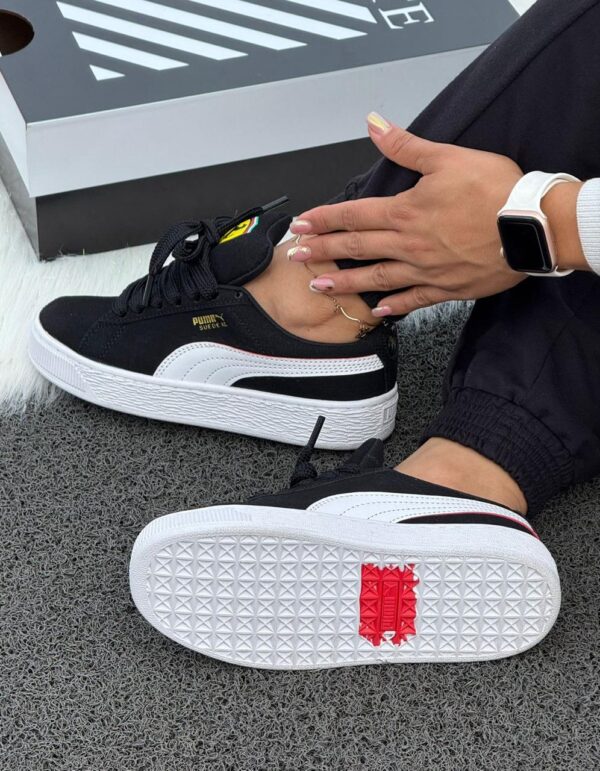PUMA SUEDE XL FERRARI NEGRA BLANCA PUMA SUEDE XL FERRARI NEGRA BLANCA