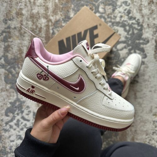 NIKE AIR FORCE ONE BEIGE ROSA NIKE AIR FORCE ONE BEIGE ROSA
